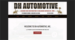 Desktop Screenshot of dhautomotive.biz