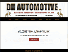 Tablet Screenshot of dhautomotive.biz